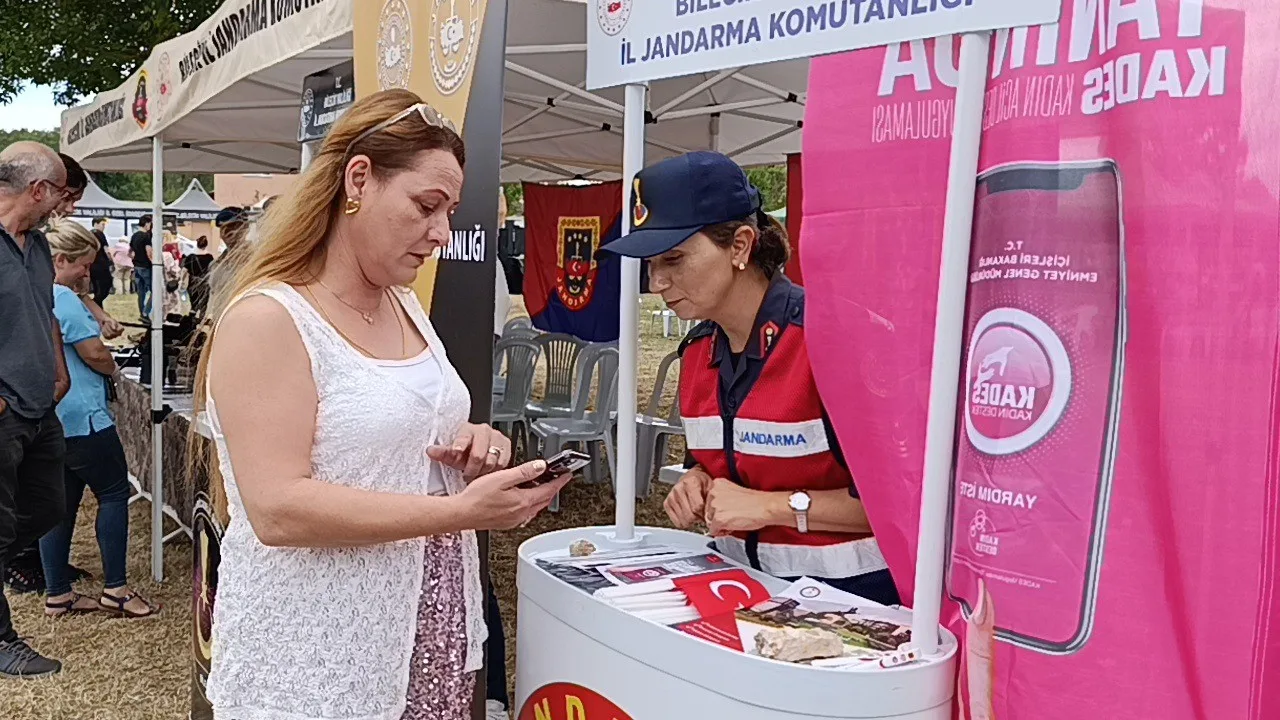 Kınık Festivali’nde 500 kadına KADES anlatıldı