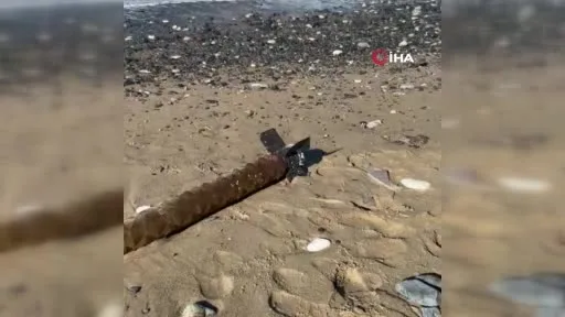Yeniköy sahilde mühimmat bulundu