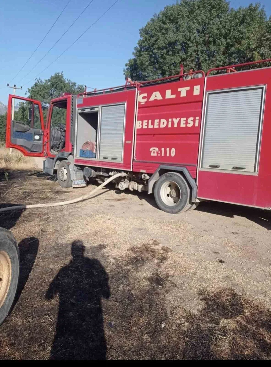 Bilecik’te çalılık yangını ormanlık alana sıçramadan söndürüldü