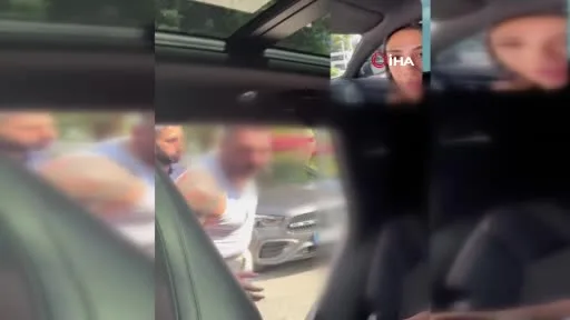 Boşanma aşamasındaki kocasına çocuklarını bırakmak istedi, öfkeli koca hakaret ederek saldırdı