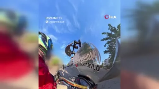 "Seni gebertirim" dedi, motokuryeye saldırdı