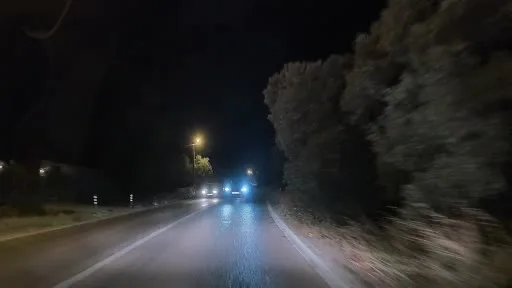 Erdek’te hatalı sollama kazaya davetiye çıkardı