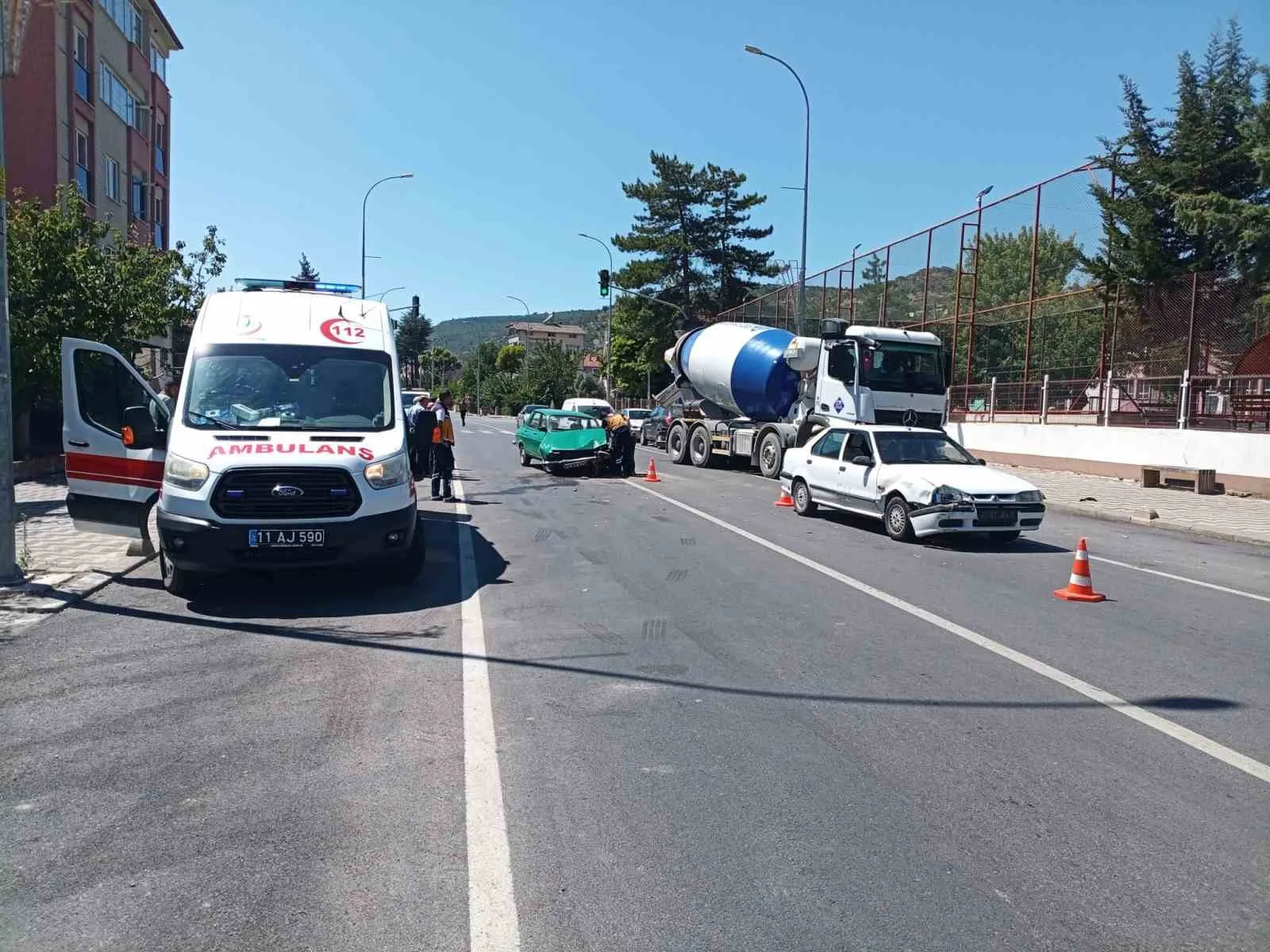 Bilecik’te meydana gelen trafik kazasında 1 kişi yaralandı