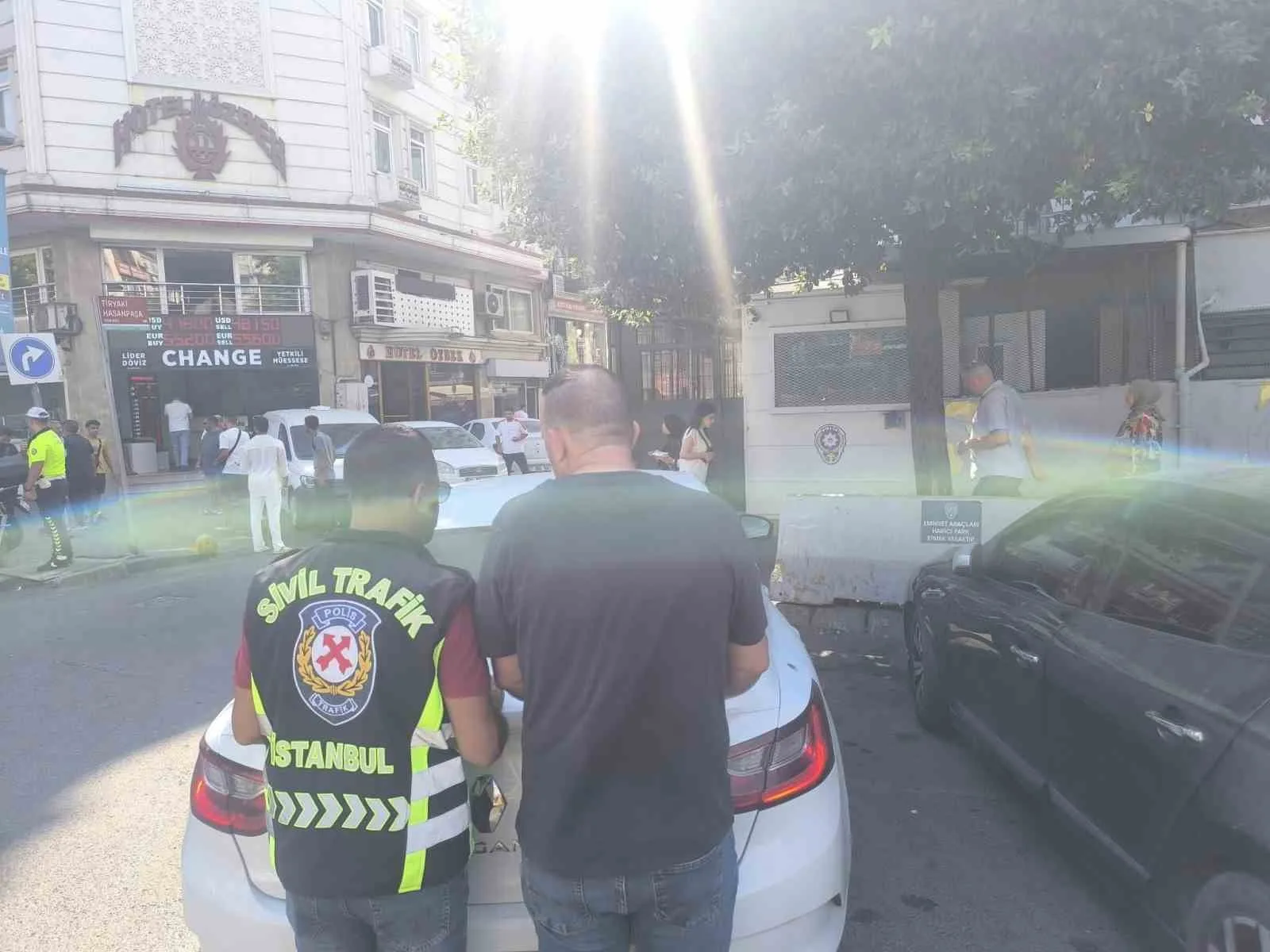 Fatih’te trafikte makas atan sürücüye 96 bin TL ceza