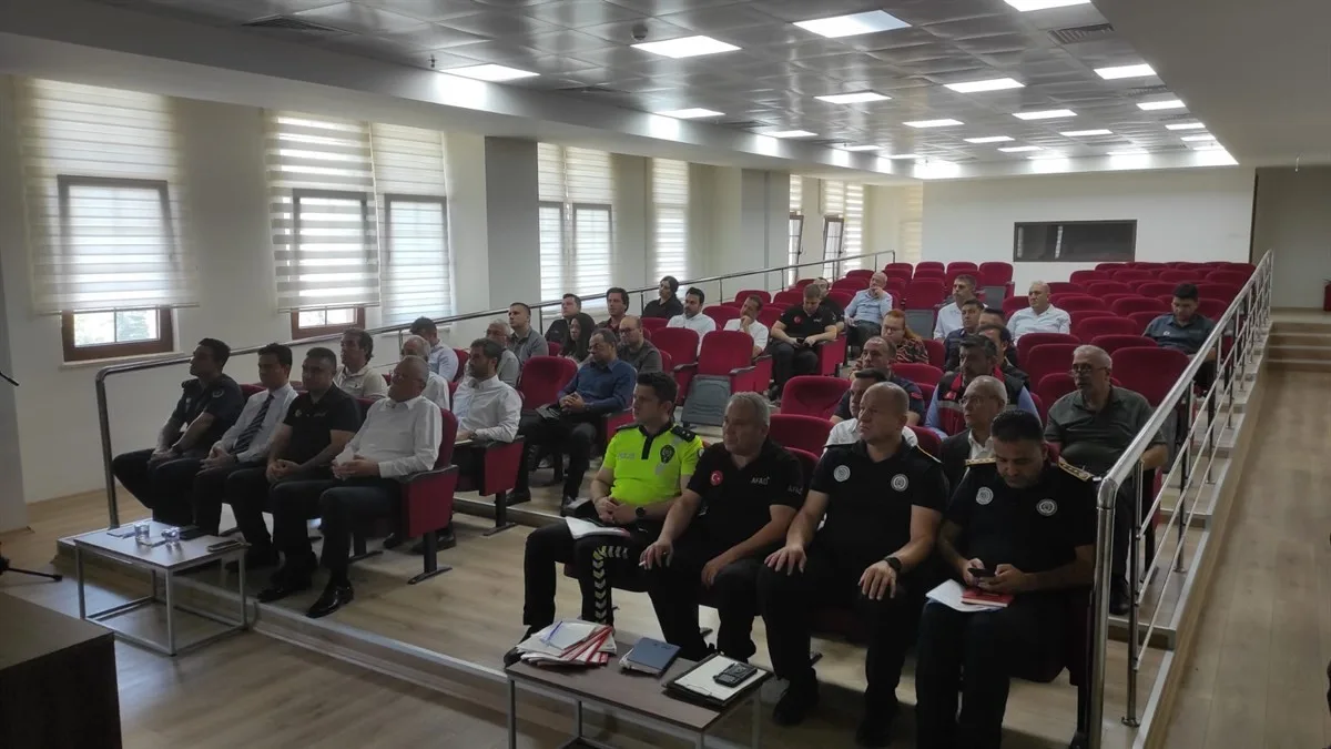 Ulusal Afet Tatbikatı öncesi hazırlık toplantısı yapıldı