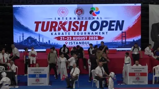 Uluslararası Turkish Open Karate Turnuvası başladı