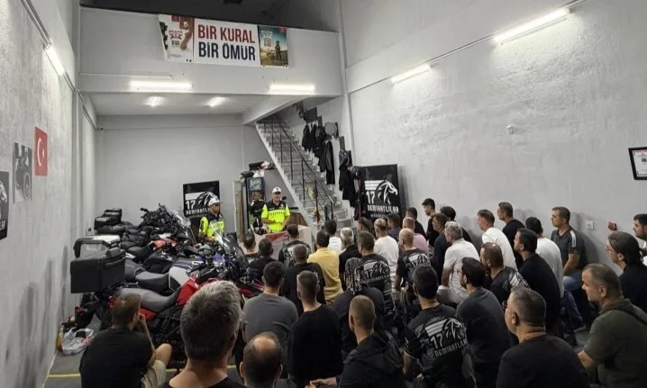 Çanakkale’de motosikletlilere denetim