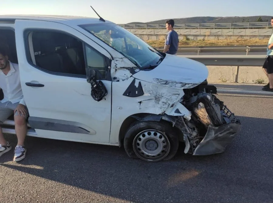 Bursa’da 5 araçlı zincirleme kaza: 1 yaralı