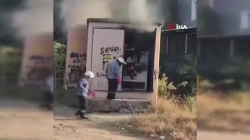 Bursa’da trafo yangını