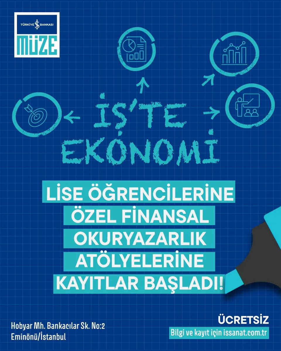 Lise öğrencilerine özel "İş’te Ekonomi" atölyelerinde yeni dönem başlıyor