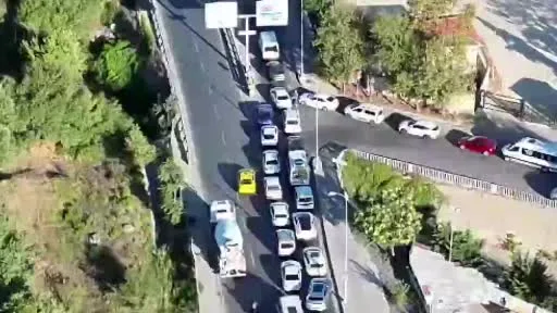 Sancaktepe’de dron destekli trafik denetimi