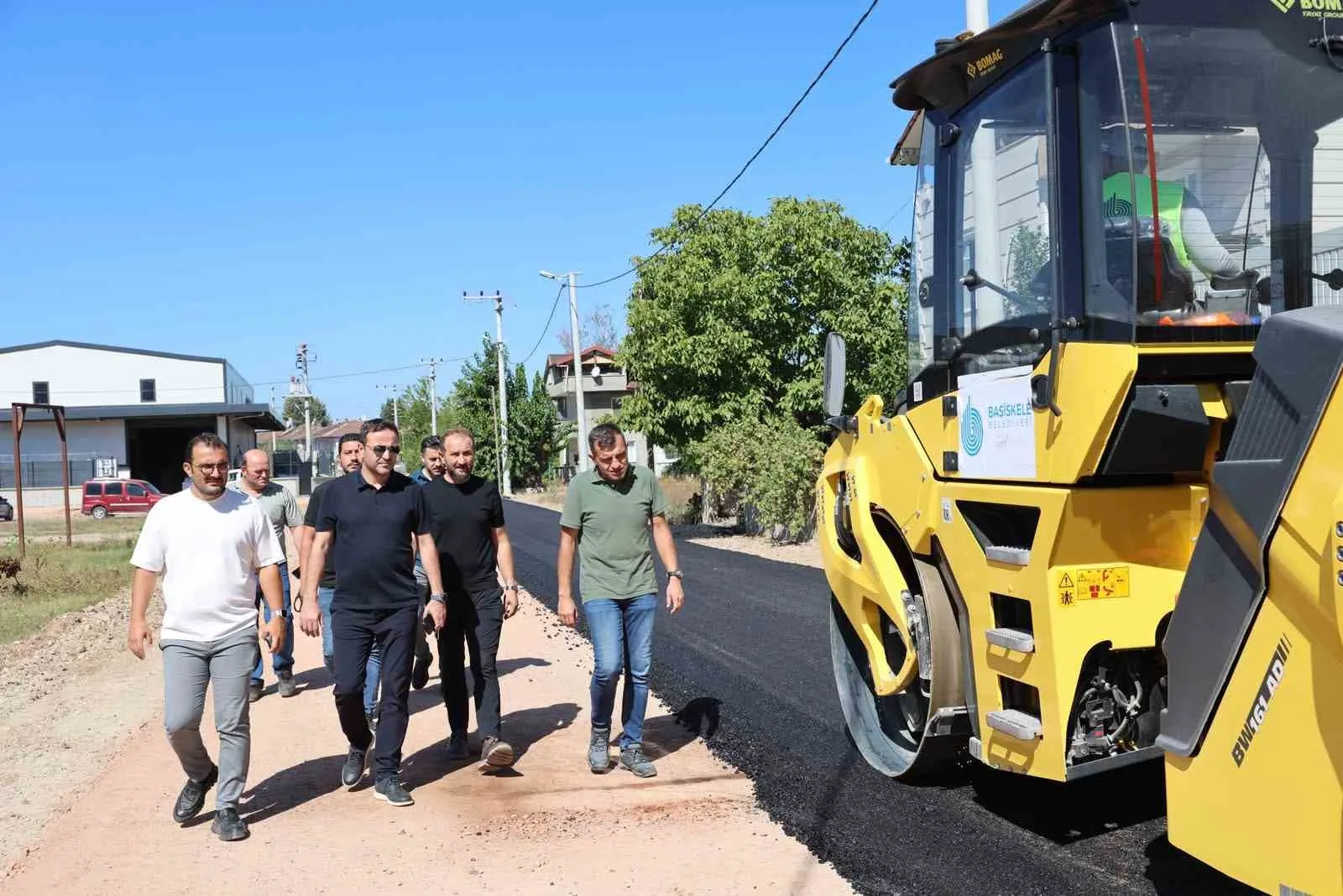 Başkan Özlü saha çalışmalarını inceledi