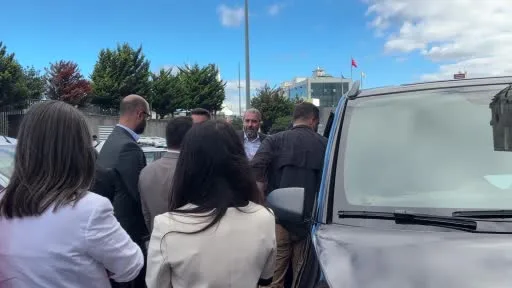 Özgür Çelik ifade vermek üzere adliyeye geldi