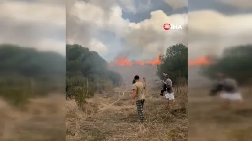 Maltepe’de ormanlık alanda korkutan yangın: Alevler Kenan Evren Kışlası’na sıçradı