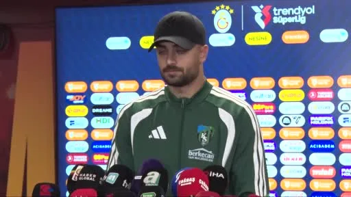Serhat Öztaşdelen: "Çok talihsiz bir gol oldu"