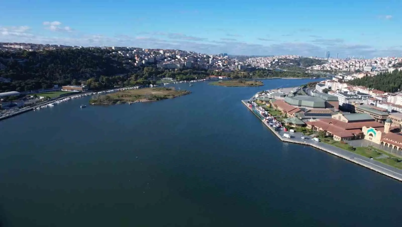 Eyüpsultan sahilinde vatandaşların ağır koku şikayeti