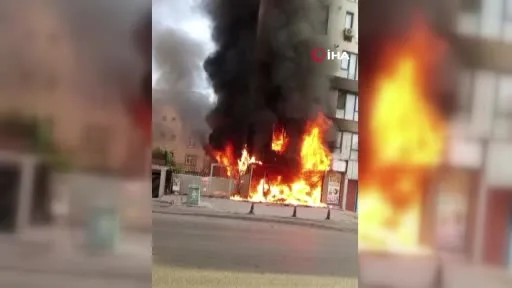 Pendik’te korkutan iş yeri yangını