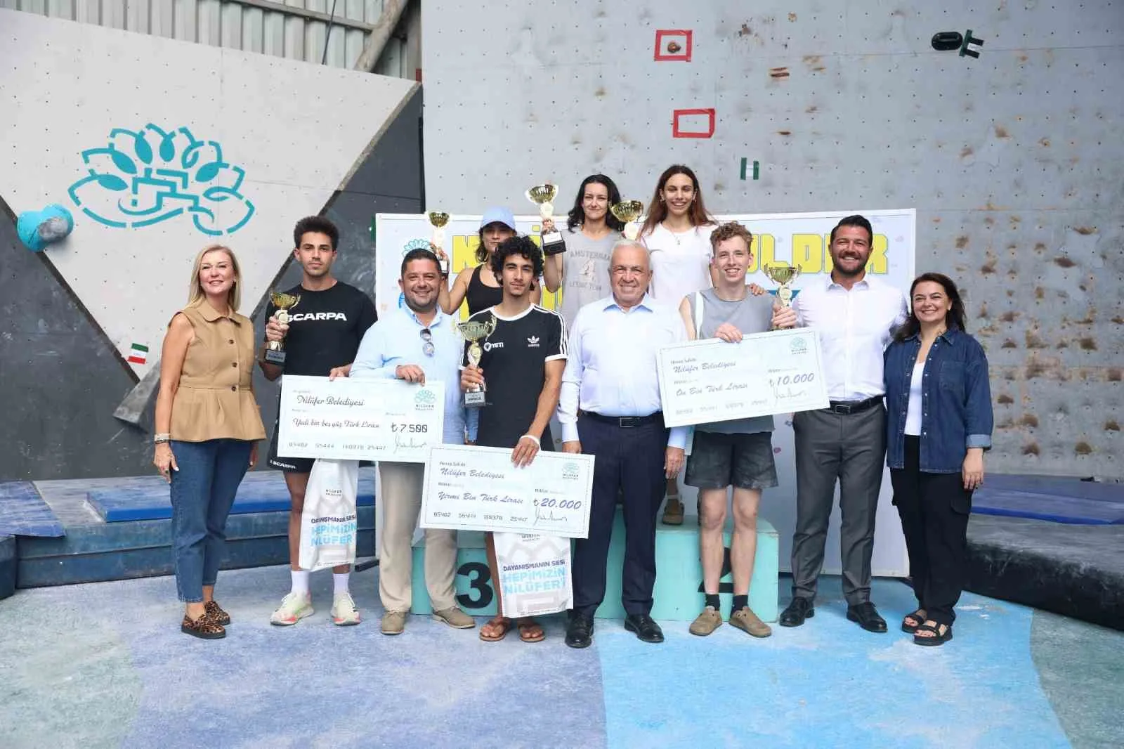 Tırmanış tutkunları Nilüfer’de buluştu