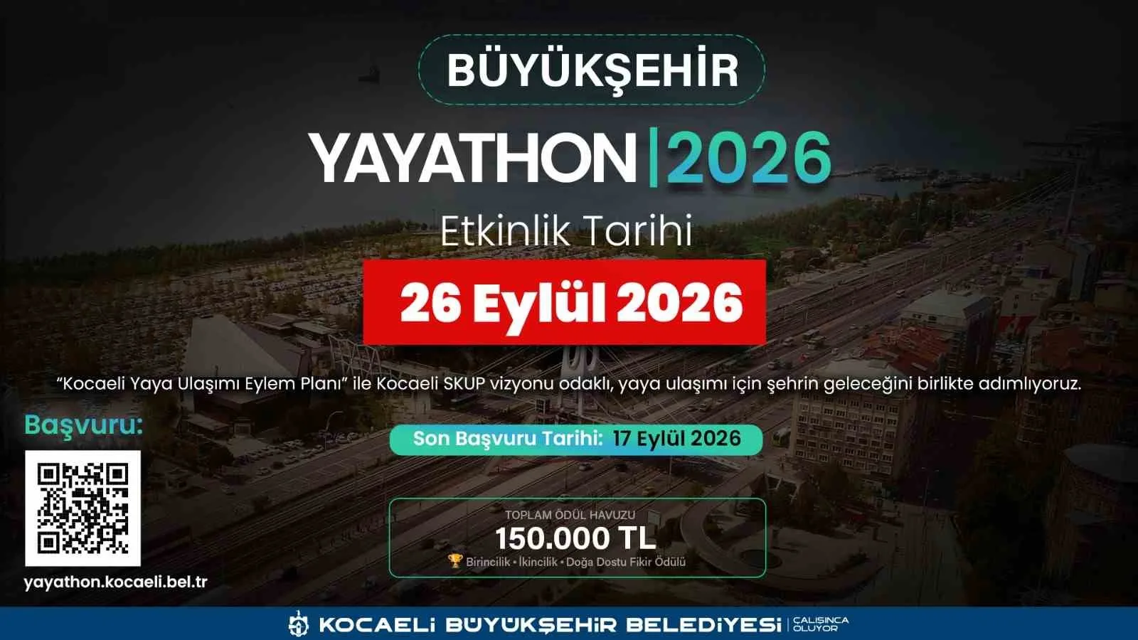 Yaya ulaşımına yenilikçi çözümler arayan yarışmada büyük ödül 150 bin TL