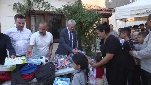 Osmangazi’de çocukların yüzünü güldüren buluşma