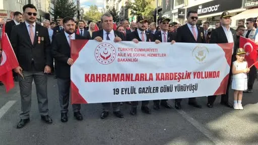 Tekirdağ’da Gaziler Günü’nde anlamlı yürüyüş