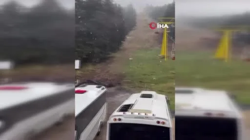 Uludağ’a sezonun ilk karı yağdı