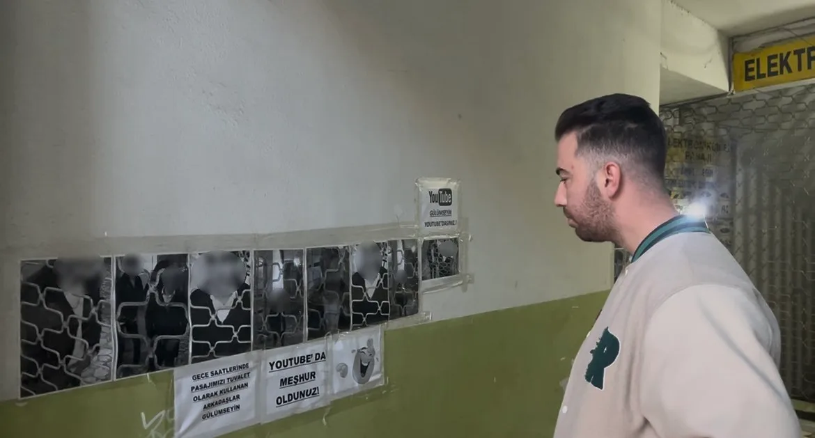 Bursa’da pasaj sahibinden ‘ibretlik’ çözüm: Tuvaletini yapanların fotoğrafını tek tek duvara astı