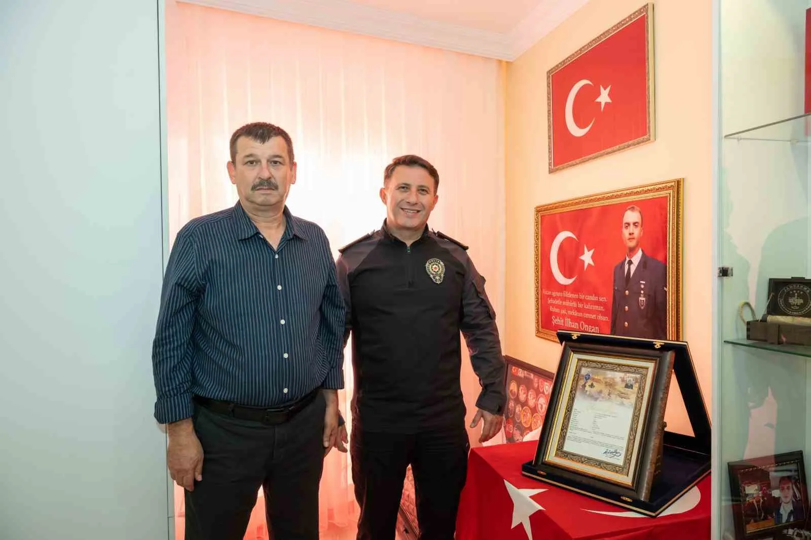 Şehit İlhan Ongan’ın ailesine anlamlı ziyaret
