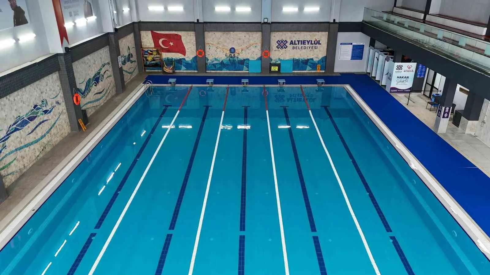 Gazi Mustafa Kemal Atatürk spor kompleksi kış sezonuna hazır