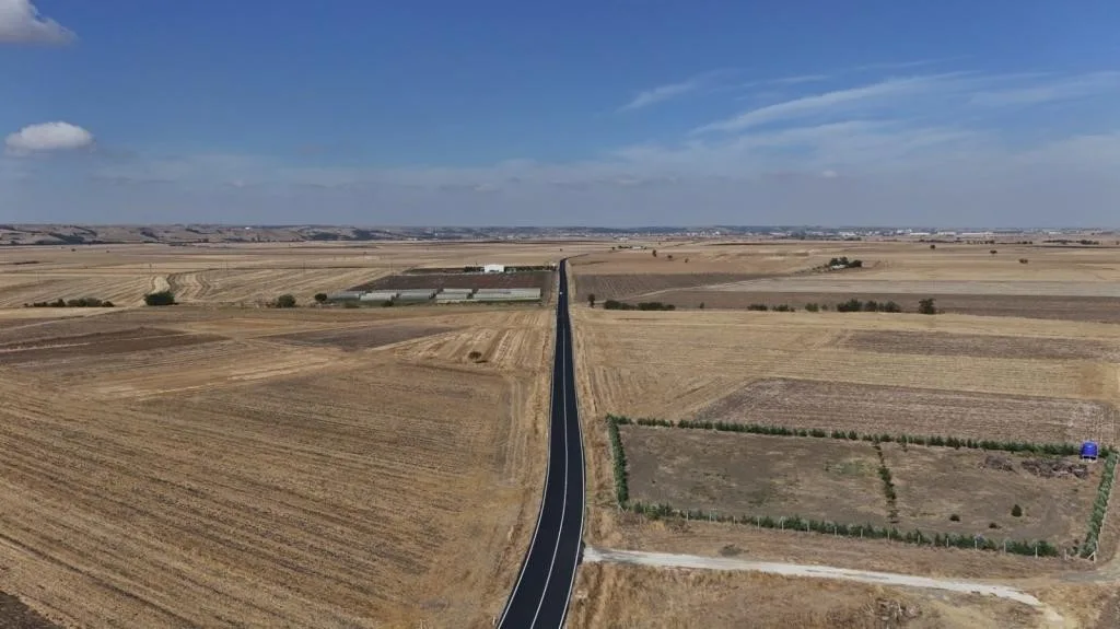 Muratlı’da 10 kilometrelik yol yenilendi