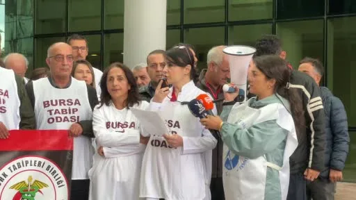 Mudanya’da sağlık çalışanına yönelik şiddete tepki