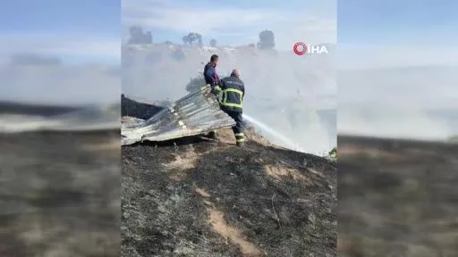 Keşan’da ateşle başlayan oyun yangına dönüştü