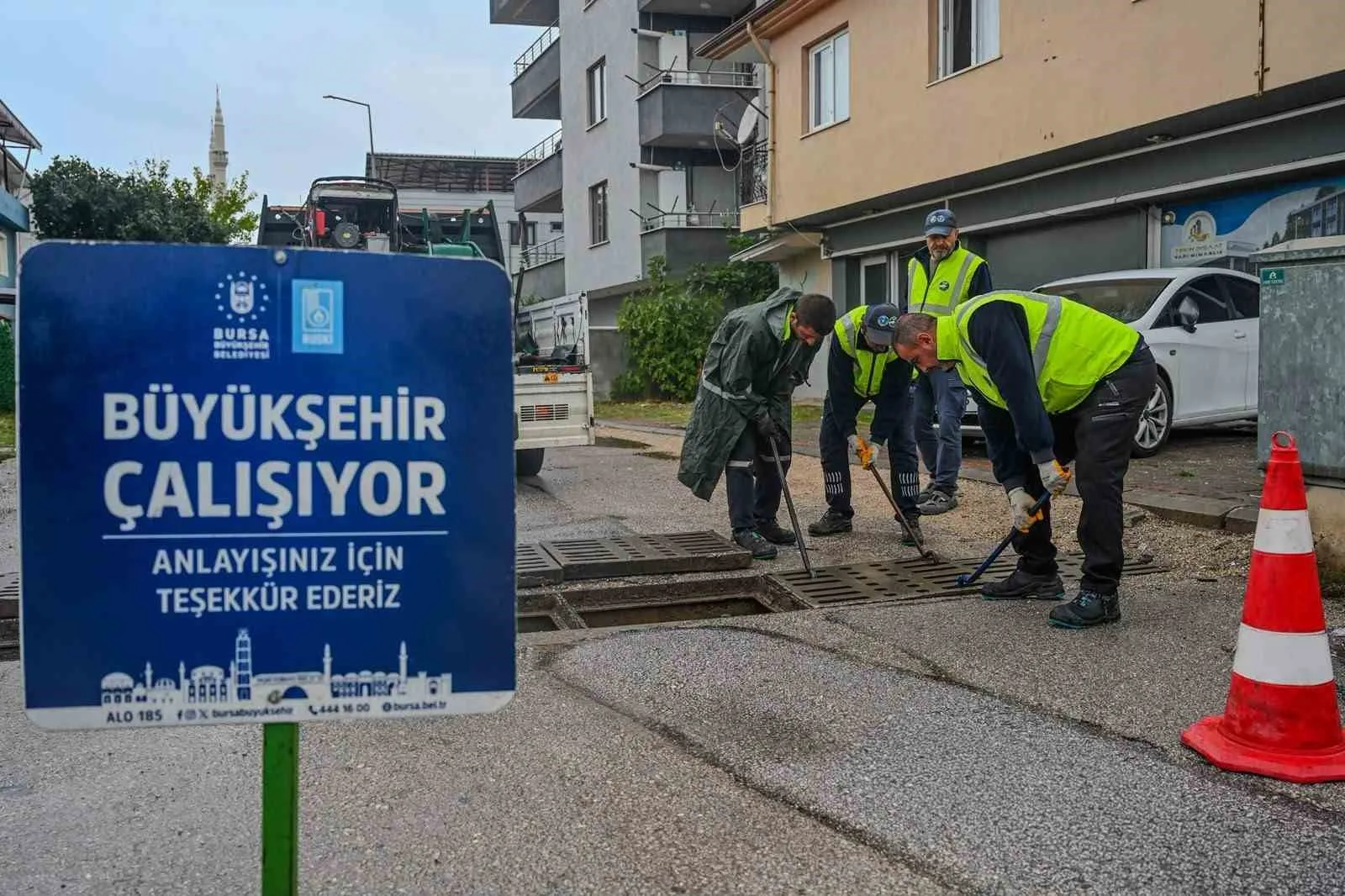 Büyükşehir’de yağmur teyakkuzu