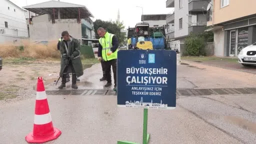Büyükşehir’de yağmur teyakkuzu