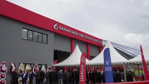 Büyükşehir’in 32’nci itfaiye istasyonu Barakfakih OSB’de kuruldu