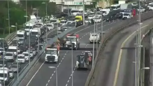 İstanbul’da trafik yoğunluğu yüzde 87’e ulaştı