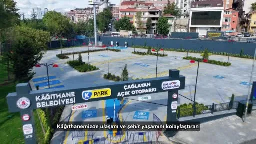 Çağlayan Açık Otoparkı hizmete açıldı