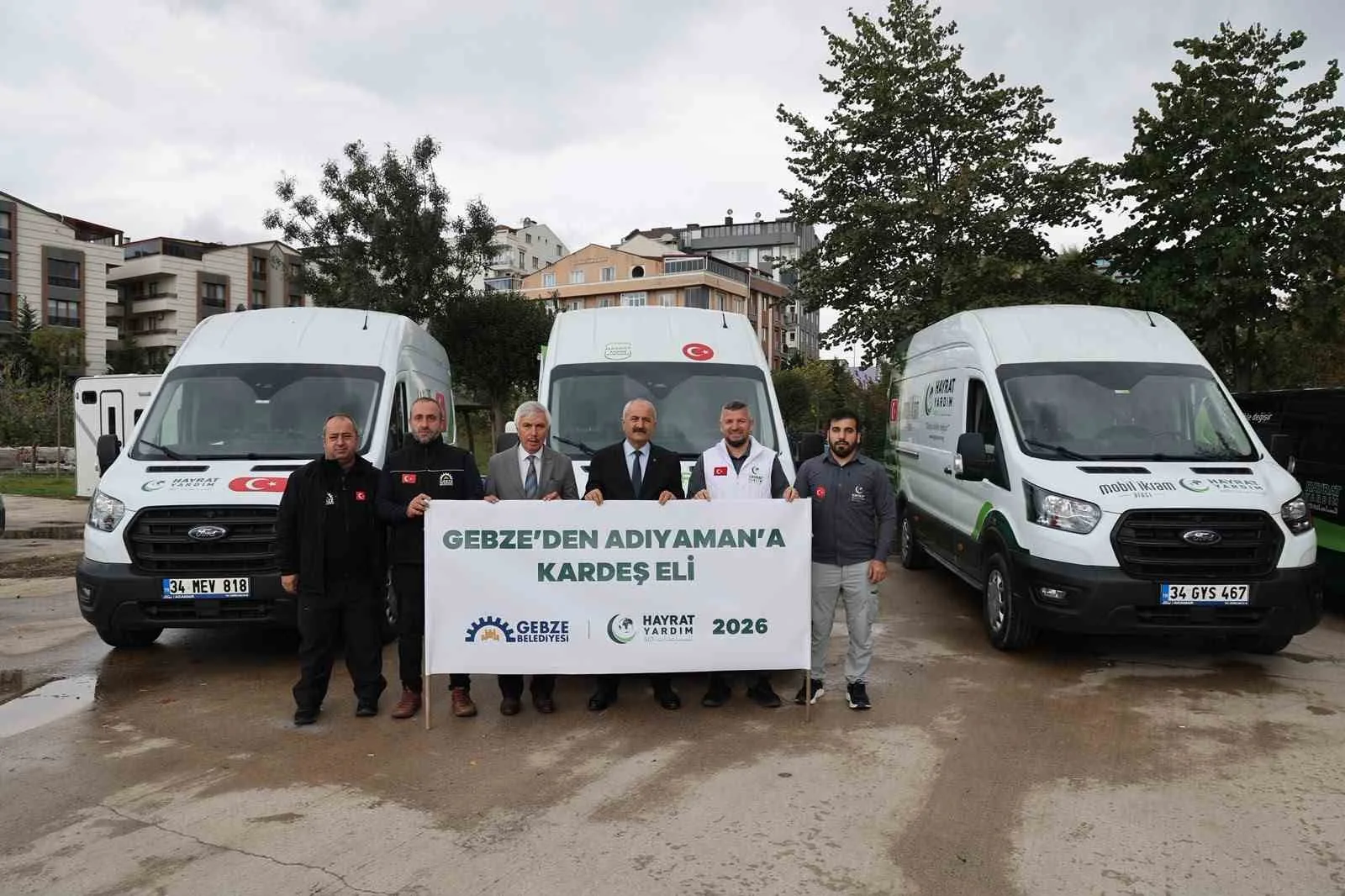 Gebze’den Adıyaman’a uzanan yardım köprüsü