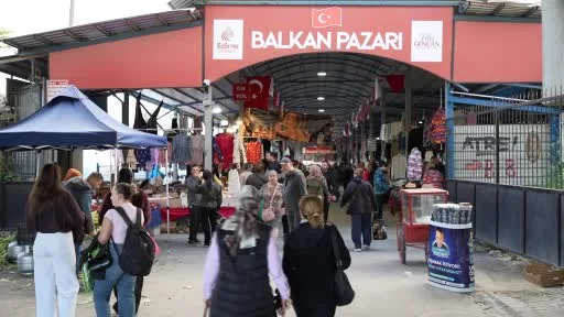 Edirne’de Bulgarların alışveriş yoğunluğu esnafı sevindirdi