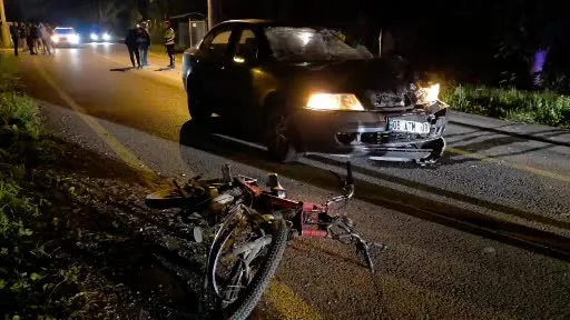Otomobil ile motosiklet kafa kafaya çarpıştı: 1 ölü