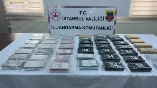 Eyüpsultan’da araçta 50 kilogram uyuşturucu madde ele geçirildi