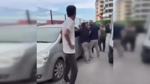 Mudanya’da servis şoförleri arasında kavga
