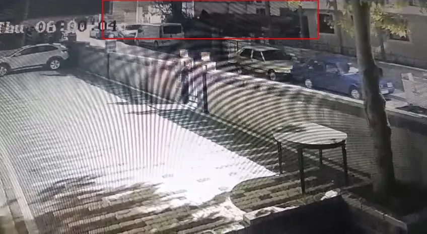 Maltepe’de 7 katlı binada meydana gelen çökme güvenlik kamerasında