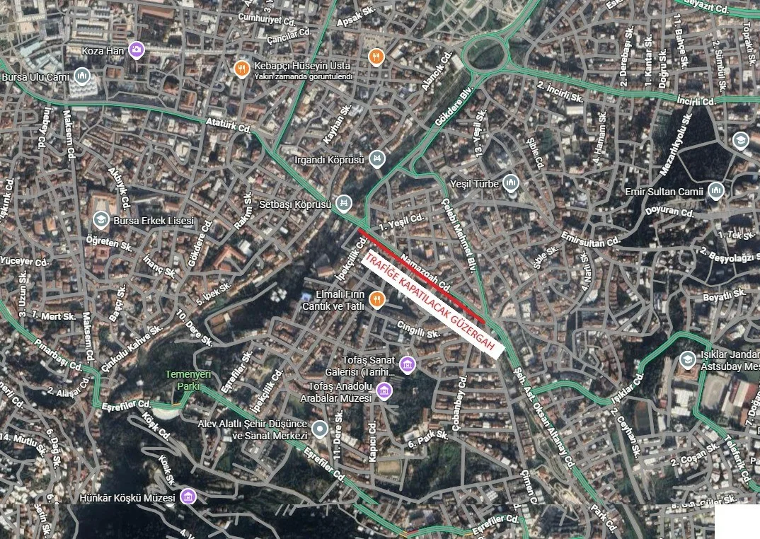 Yıldırım’da trafik düzenlemesi