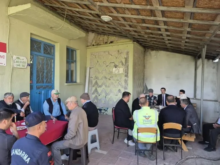 Kaymakam Polat köylerde vatandaşların taleplerini dinledi