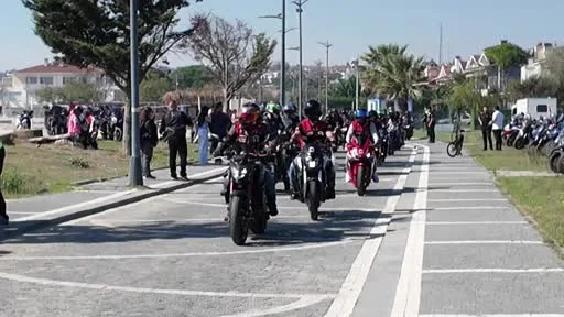 Silivri’de kazalarda hayatını kaybeden motosikletliler için anlamlı sürüş