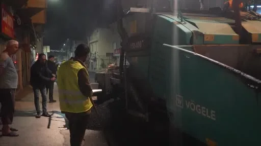 Büyükşehir ekiplerinden ulaşımda gece mesaisi