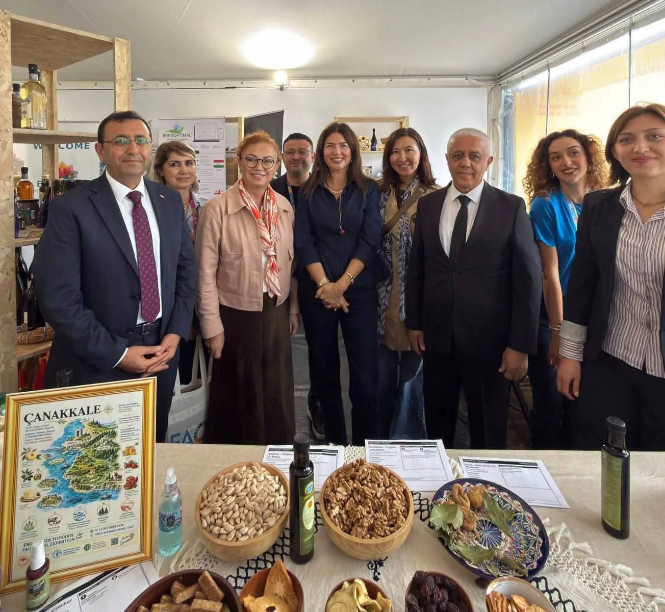 Çanakkale’nin tarımsal ürünleri İtalya’da tanıtıldı