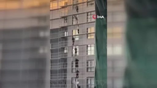 Bursa’da inşaat işçilerinin güvenlik önlemi almadan çalışması dikkat çekti