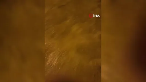 Armutlu’da sel sularına kapılan adamı böyle kurtardı